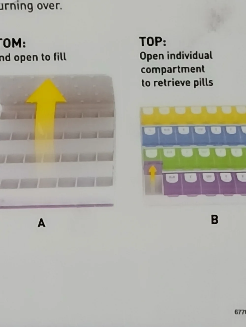 Ezy Dose Medtime Planner Weekly 4x/Day Pill Organizer | Easy-Fill Bottom Open